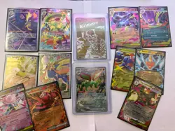 CLEAN Set Pokemon Card Lot Of 13 Phantasmal Flames Illustration Rare EX - Image 1