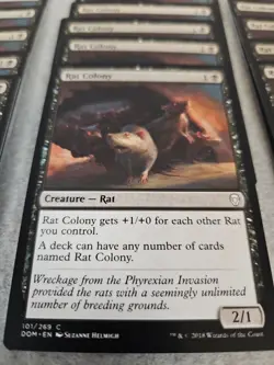 Rat Colony X15 Lot Dominaria MTG - Image 2