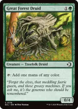 x4 Great Forest Druid - Foil C MTG Lorwyn Eclipsed M/NM, English - Image 1