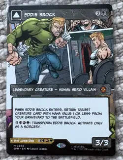 Eddie Brock BORDERLESS MYTHIC Marvel's Spider-Man SPM MTG 0024 - Non-foil - Image 1