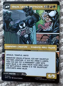 Eddie Brock BORDERLESS MYTHIC Marvel's Spider-Man SPM MTG 0024 - Non-foil - Image 2