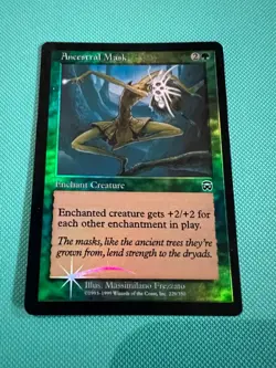 Foil - Ancestral Mask - Mercadian Masques - MTG - Magic the Gathering - Foil - Image 1
