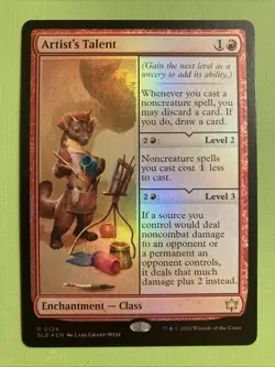 MTG - Artist's Talent [FOIL] - Bloomburrow - NM - Image 1