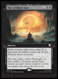 Day of Black Sun (Extended Art) R Avatar: The Last Airbender Foil NM - Image 1