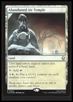 Abandoned Air Temple R Avatar: The Last Airbender Foil NM - Image 1