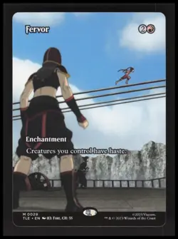 Fervor (Borderless) M Avatar: The Last Airbender: Foil NM - Image 1