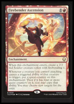 Firebender Ascension R Avatar: The Last Airbender Foil NM - Image 1