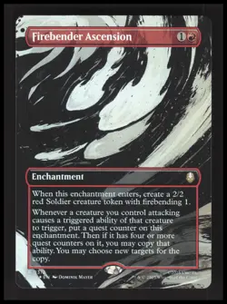 Firebender Ascension (Borderless) R Avatar: The Last Airbender Foil NM - Image 1