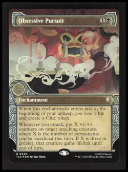 Obsessive Pursuit (Showcase) R Avatar: The Last Airbender Foil NM - Image 1