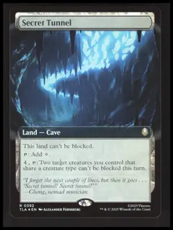 Secret Tunnel (Extended Art) R Avatar: The Last Airbender Foil NM - Image 1