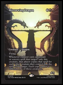 Mirrorwing Dragon (Borderless) M Avatar: Foil NM - Image 1
