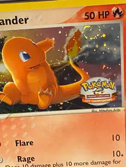 Pokemon EX Dragon 98/97 City Championships Holo Charmander PSA 9 Mint (Swirl) - Image 2