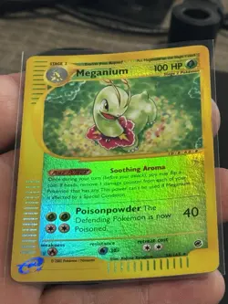 Meganium 54/165 Reverse Holo Expedition Rare LP Pokemon Card - Image 2