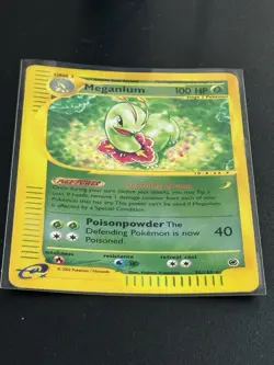 Meganium 54/165 Reverse Holo Expedition Rare LP Pokemon Card - Image 3