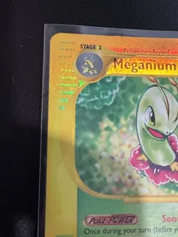 Meganium 54/165 Reverse Holo Expedition Rare LP Pokemon Card - Image 5