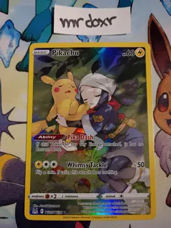 Pokemon Pikachu Trainer Gallery TG05/TG30 Swsh11: Lost Origin NM Condition - Image 1