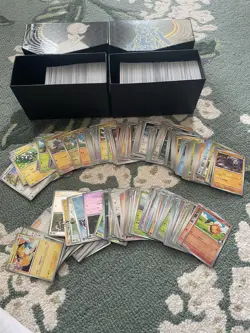 Pokemon TCG Bulk Lot 1000 Common/Uncommon Cards + 100 Holo/Reverse - No Energy - Image 1
