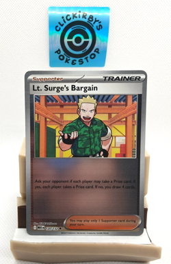 Lt. Surge's Bargain [MEG 120/132] (Rev Holo) -ME01: Mega Evolution- Near Mint - Image 1
