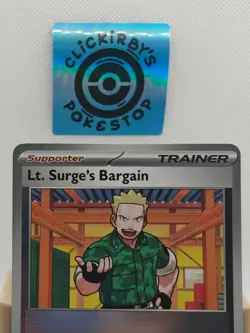 Lt. Surge's Bargain [MEG 120/132] (Rev Holo) -ME01: Mega Evolution- Near Mint - Image 2