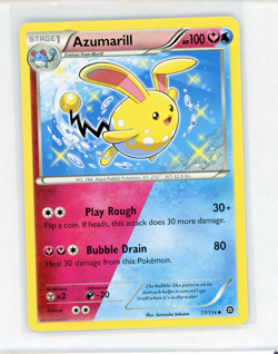 Pokemon - Shiny Azumarill - 77/114 - Uncommon - XY - Steam Siege - NM - Image 1