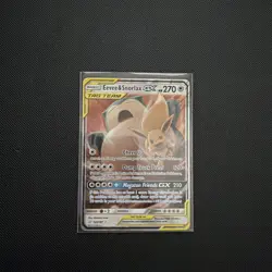 Eevee & Snorlax GX 120/181 Sun & Moon 2019 Team Up Holo Pokemon Tag Team NM Mint - Image 2