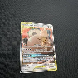Eevee & Snorlax GX 120/181 Sun & Moon 2019 Team Up Holo Pokemon Tag Team NM Mint - Image 4