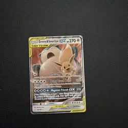 Eevee & Snorlax GX 120/181 Sun & Moon 2019 Team Up Holo Pokemon Tag Team NM Mint - Image 5
