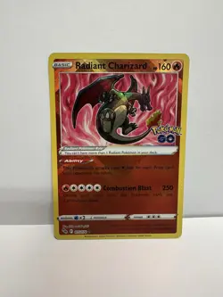 Radiant Charizard 11/78 Pokemon Go Pokemon TCG 2022 NM #3 - Image 1