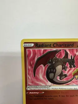 Radiant Charizard 11/78 Pokemon Go Pokemon TCG 2022 NM #3 - Image 2