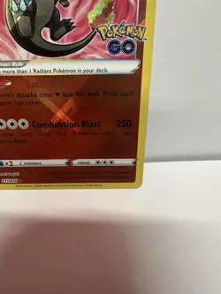 Radiant Charizard 11/78 Pokemon Go Pokemon TCG 2022 NM #3 - Image 4