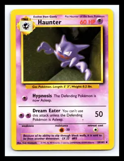 💥 Haunter | Pokemon TCG 1999 | (Base Set) Non Holo Vintage # 29/102 - Image 1