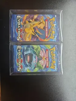 x2 Pokemon TCG XY Evolutions Booster Pack Venusaur Art Factory Sealed 10 Cards - Image 1