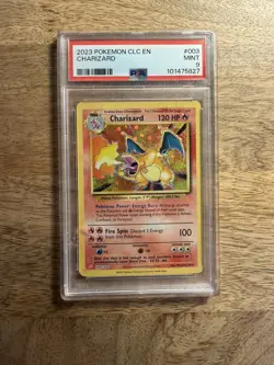 PSA 9 Pokemon TCG Charizard Holo Classic Collection 003/034 CLC EN - Image 1