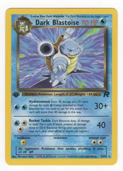 Pokemon - Dark Blastoise 20/82 Team Rocket Regular - 1st Edition! - Image 1