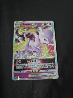 Pokemon Go Mewtwo Vstar 031/078 Holo Rare - Image 1
