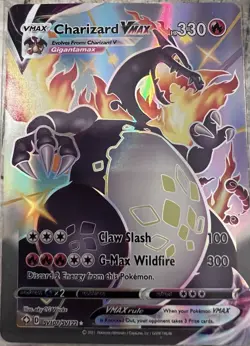 Pokemon TCG Charizard VMAX Shining Fates Full Art SV107/SV122 Mint Condition - Image 2