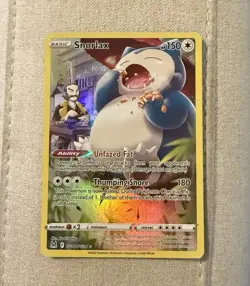 Pokemon TCG Snorlax Trainer Gallery TG10/TG30 Lost Origin Holo Ultra Rare - Image 1