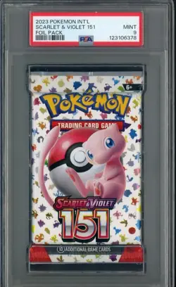 PSA 9 MINT Scarlet & Violet 151 SEALED Booster Pack Pokemon Graded - Image 1