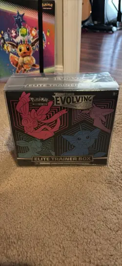 Pokemon Sword & Shield Evolving Skies Elite Trainer Box Sylveon Espeon - Image 1