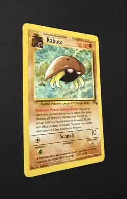 Pokemon TCG Kabuto Fossil 50/62 Regular Near Mint! - Image 2