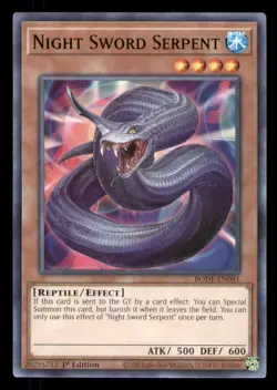 Night Sword Serpent Burst of Destiny #BODE-EN081 LP - Image 1