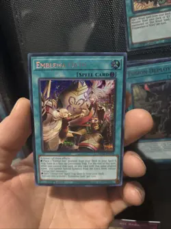 Emblema Oath Prismatic Secret Rare MP24-EN146 Yu-Gi-Oh Card - Image 1