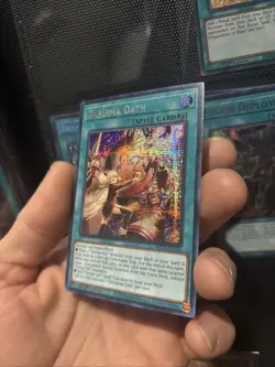 Emblema Oath Prismatic Secret Rare MP24-EN146 Yu-Gi-Oh Card - Image 2