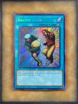 Yugioh Snatch Steal BLTR-EN096 Secret Rare 1st Ed NM - Image 1