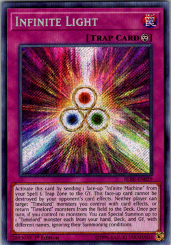Infinite Light - BLRR-EN029 - Secret Rare 1st Edition Yugioh - Image 1