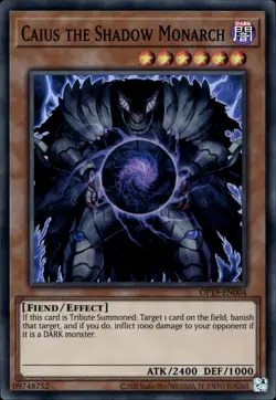 Caius the Shadow Monarch OTS Super Rare OP19-EN004 Yu-Gi-Oh! - Image 1