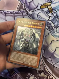 Yugioh! Sky Scourge Enrise - FOTB-EN021 - Ultimate Rare - 1st Edition VLP (WNU) - Image 2