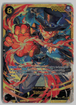 Sabo SEC OP07-118 One Piece Card Game: 500 Years In The Future - Image 1