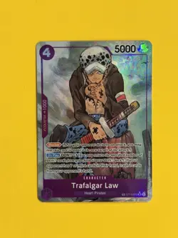 One Piece 500 Years in the Future Trafalgar Law Alternate Alt Art ST10-010 TR SR - Image 1
