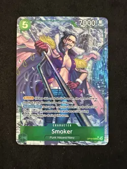 Smoker - OP10-030 - SR Alt Art Parallel - Royal Blood (NM) - One Piece - Image 1